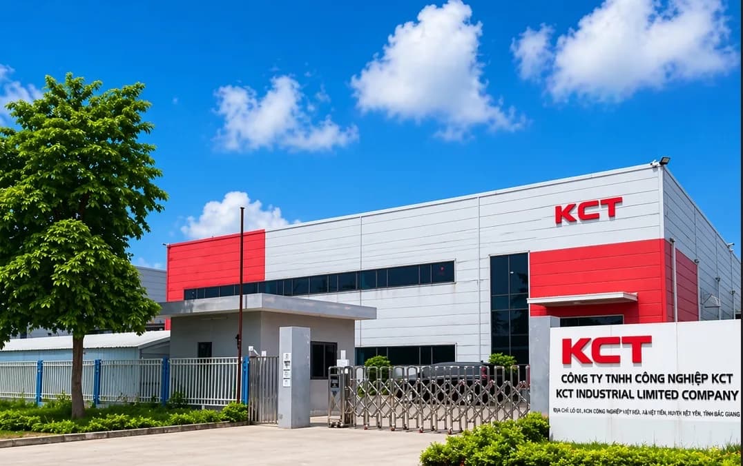 KCT VINA factory building, Viet Tien Industrial Cluster, Bac Ninh