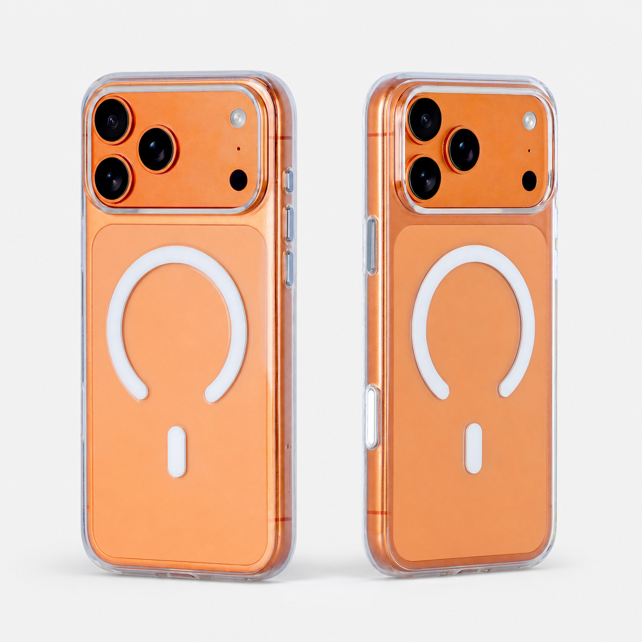 Colorful Clear Magnetic Phone Case
