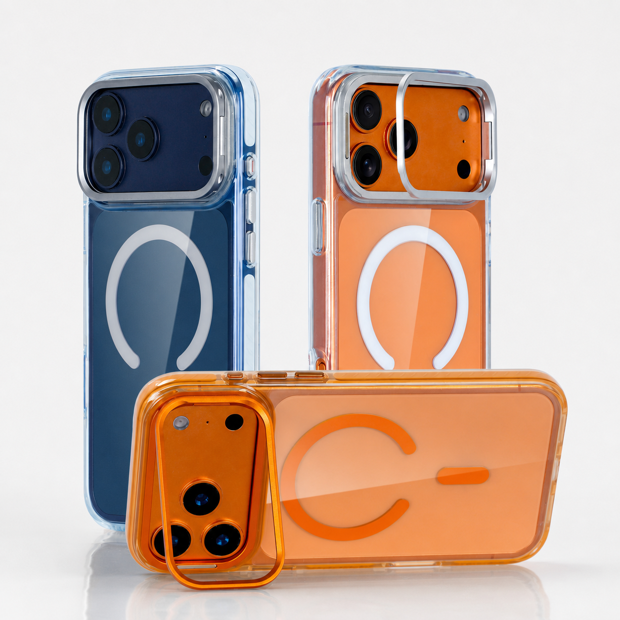 Lens Metal Bracket Magnetic Case