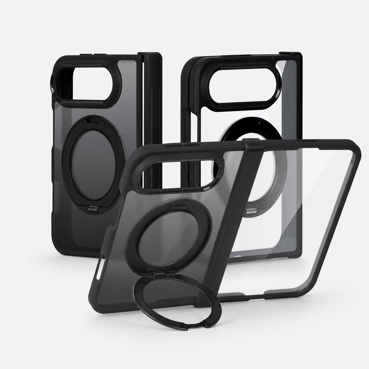 Clear Magnetic Foldable Phone Case