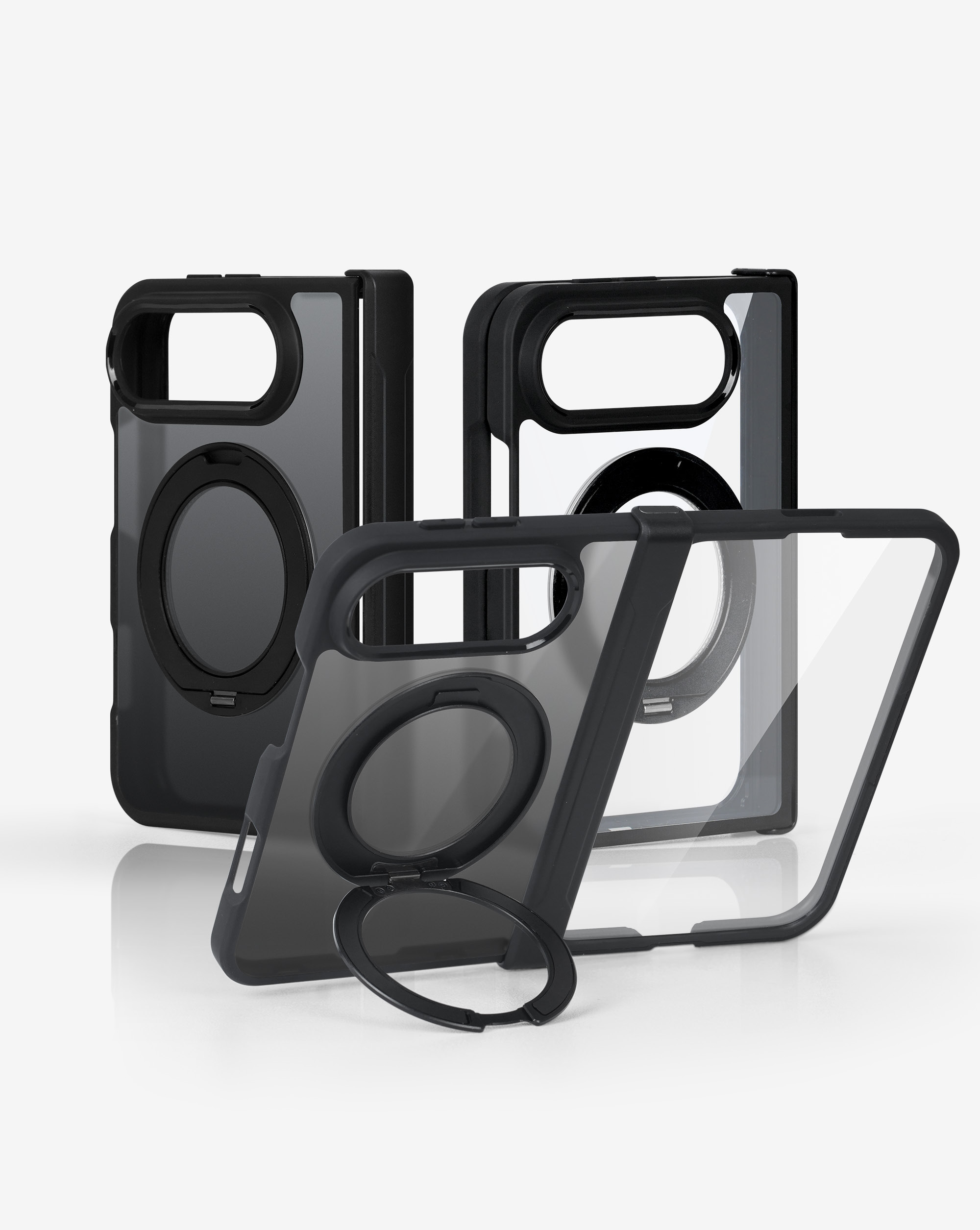 Clear Magnetic Foldable Phone Case