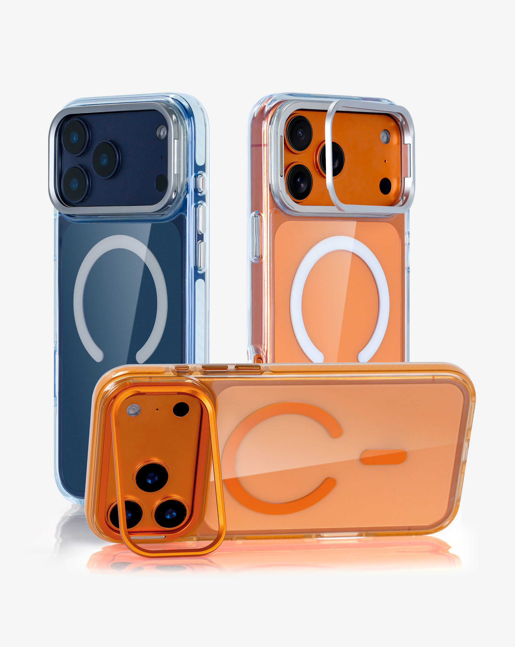Lens Metal Bracket Magnetic Case